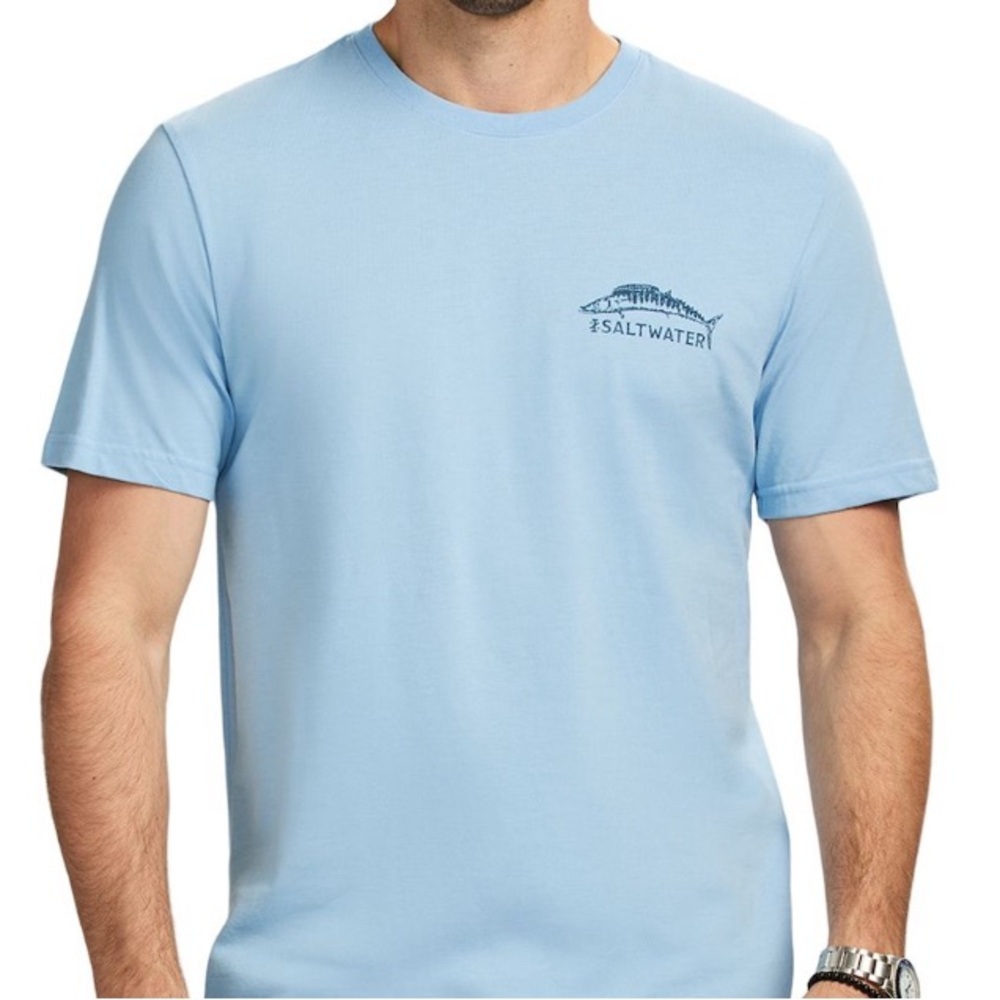 IZOD Men’s Sky Blue Short Sleeve Tee
